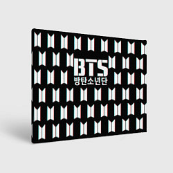 Картина прямоугольная BTS: Black Pattern