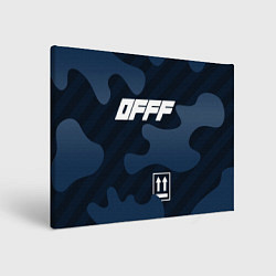 Холст прямоугольный Off-White, цвет: 3D-принт