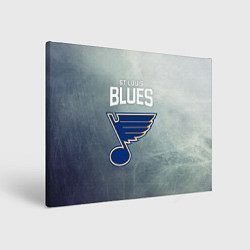 Холст прямоугольный St Louis Blues, цвет: 3D-принт