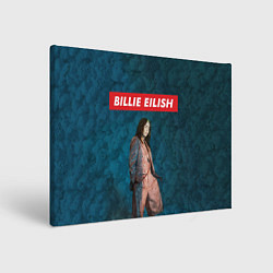 Холст прямоугольный BILLIE EILISH, цвет: 3D-принт