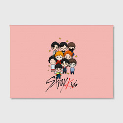 Холст прямоугольный Stray Kids, цвет: 3D-принт — фото 2