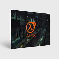 Холст прямоугольный Half-life 2 ALYX, цвет: 3D-принт