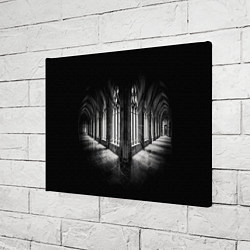 Холст прямоугольный Темные коридоры, цвет: 3D-принт — фото 2