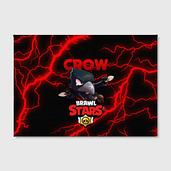 Холст прямоугольный BRAWL STARS CROW, цвет: 3D-принт — фото 2