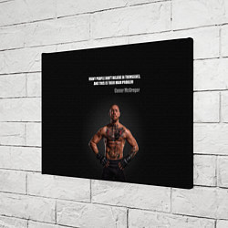 Холст прямоугольный Conor McGregor: Motivation, цвет: 3D-принт — фото 2