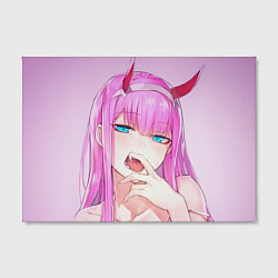 Холст прямоугольный Ahegao, цвет: 3D-принт — фото 2