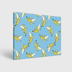 Холст прямоугольный Banana art, цвет: 3D-принт