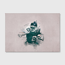 Холст прямоугольный Player number 2, цвет: 3D-принт — фото 2