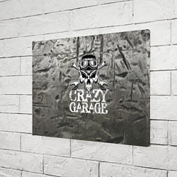Холст прямоугольный Crazy garage, цвет: 3D-принт — фото 2