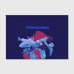 Холст прямоугольный Taekwondo, цвет: 3D-принт — фото 2