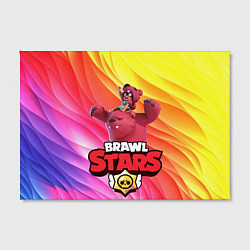 Холст прямоугольный Brawl Stars - Nita, цвет: 3D-принт — фото 2