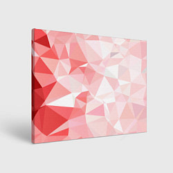 Холст прямоугольный Pink abstraction, цвет: 3D-принт