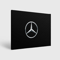 Холст прямоугольный MERCEDES-BENZ CARBON, цвет: 3D-принт