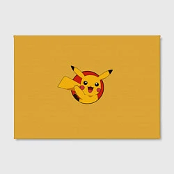Холст прямоугольный Pikachu, цвет: 3D-принт — фото 2