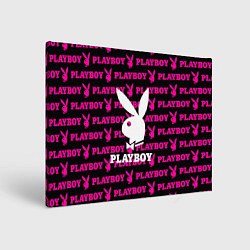 Холст прямоугольный PLAYBOY, цвет: 3D-принт