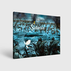 Холст прямоугольный Sabaton, цвет: 3D-принт