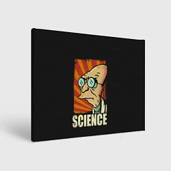 Холст прямоугольный Futurama Science, цвет: 3D-принт
