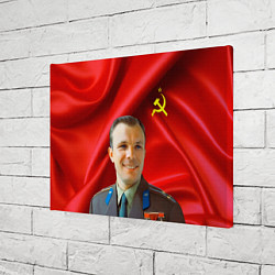 Холст прямоугольный Юрий Гагарин, цвет: 3D-принт — фото 2