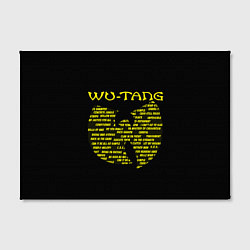 Холст прямоугольный WU-TANG CLAN, цвет: 3D-принт — фото 2