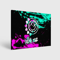Холст прямоугольный Blink-182 6, цвет: 3D-принт