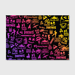 Холст прямоугольный FORTNITE PARTY EVENT, цвет: 3D-принт — фото 2