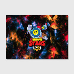 Холст прямоугольный BRAWL STARS NANI SPACE, цвет: 3D-принт — фото 2