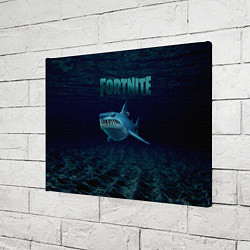 Холст прямоугольный Loot Shark Fortnite, цвет: 3D-принт — фото 2