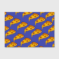 Холст прямоугольный Кусочки пиццы, цвет: 3D-принт — фото 2