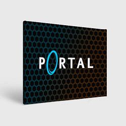 Холст прямоугольный PORTAL ПОРТАЛ, цвет: 3D-принт