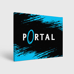 Холст прямоугольный PORTAL ПОРТАЛ, цвет: 3D-принт