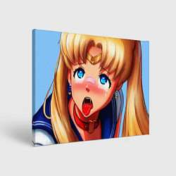 Холст прямоугольный SAILOR MOON AHEGAO, цвет: 3D-принт