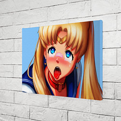 Холст прямоугольный SAILOR MOON AHEGAO, цвет: 3D-принт — фото 2