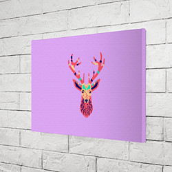 Холст прямоугольный Олень, deer, цвет: 3D-принт — фото 2