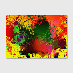 Холст прямоугольный Взрыв красок, цвет: 3D-принт — фото 2