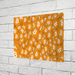 Холст прямоугольный Я БИТКОИН I AM BITCOIN, цвет: 3D-принт — фото 2