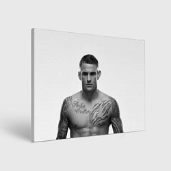Холст прямоугольный Дастин Порье, цвет: 3D-принт