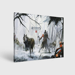 Холст прямоугольный Assassin’s Creed 3, цвет: 3D-принт