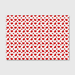 Холст прямоугольный Сердечки, цвет: 3D-принт — фото 2