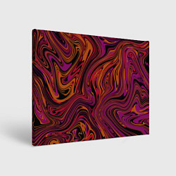 Холст прямоугольный Purple abstract, цвет: 3D-принт