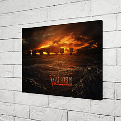 Холст прямоугольный Valheim Корабли, цвет: 3D-принт — фото 2