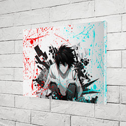 Холст прямоугольный DEATH NOTE ТЕТРАДЬ СМЕРТИ, цвет: 3D-принт — фото 2