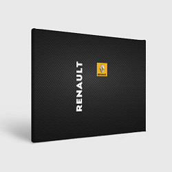 Холст прямоугольный Renault, цвет: 3D-принт