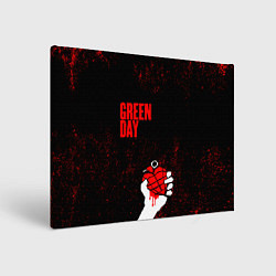 Холст прямоугольный Green day, цвет: 3D-принт