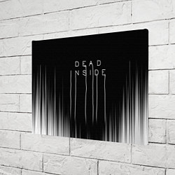 Холст прямоугольный DEAD INSIDE DEATH STRANDING, цвет: 3D-принт — фото 2