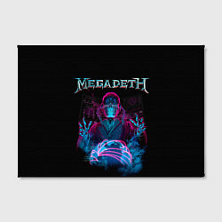 Холст прямоугольный MEGADETH, цвет: 3D-принт — фото 2