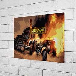 Холст прямоугольный Crossout Online, цвет: 3D-принт — фото 2
