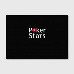 Холст прямоугольный Poker Stars, цвет: 3D-принт — фото 2