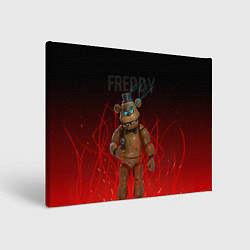 Холст прямоугольный FNAF FREDDY, цвет: 3D-принт