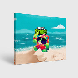 Картина прямоугольная Базз Buzz Brawl Stars пляж