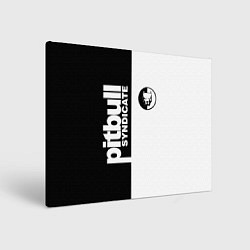 Холст прямоугольный PITBULL SYNDICATE ПИТБУЛЬ, цвет: 3D-принт